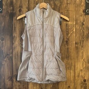 Lululemon Athletica Taupe Sleeveless Vest
